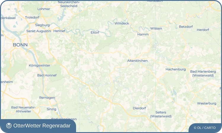Wetter-Widget-Vorschau mit Vorhersagedaten für Orfgen