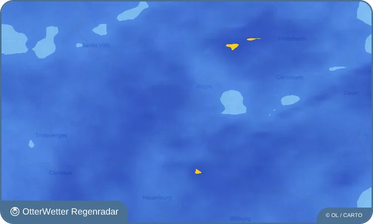 Wetter-Widget-Vorschau mit Vorhersagedaten für Orlenbach