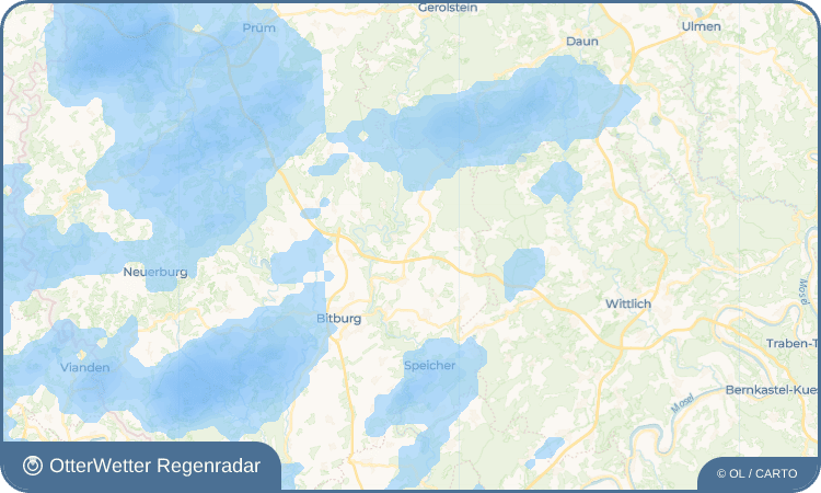 OtterWetter Regenradar-Widget Orsfeld