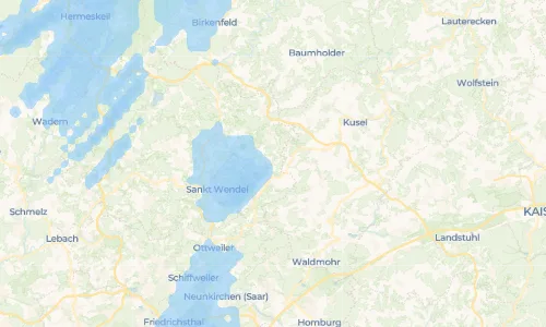 Regenradar Vorschaubild - Aktuelle Niederschläge in Osterbrücken und Umgebung