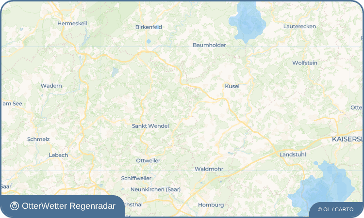 OtterWetter Regenradar-Widget Osterbrücken