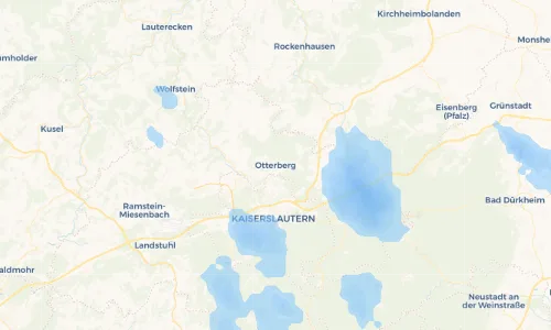 Regenradar Vorschaubild - Aktuelle Niederschläge in Otterberg und Umgebung