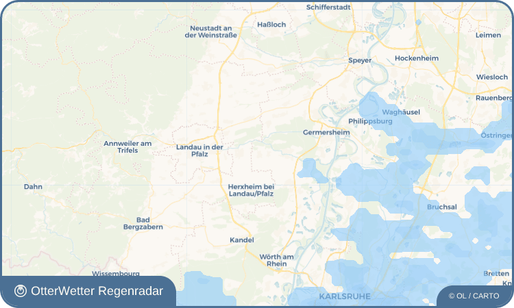 Wetter-Widget-Vorschau mit Vorhersagedaten für Ottersheim bei Landau