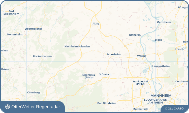 OtterWetter Regenradar-Widget Ottersheim