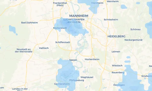 Regenradar Vorschaubild - Aktuelle Niederschläge in Otterstadt und Umgebung