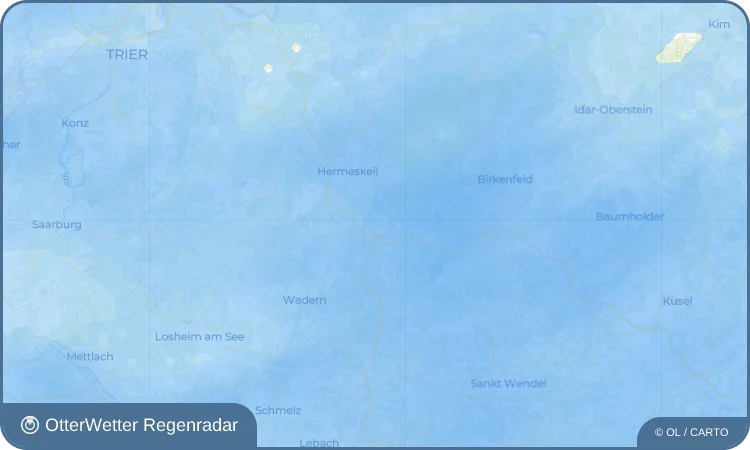 Widget-Vorschau für Otzenhausen Wetter-Widget-Vorschau mit Vorhersagedaten für Otzenhausen