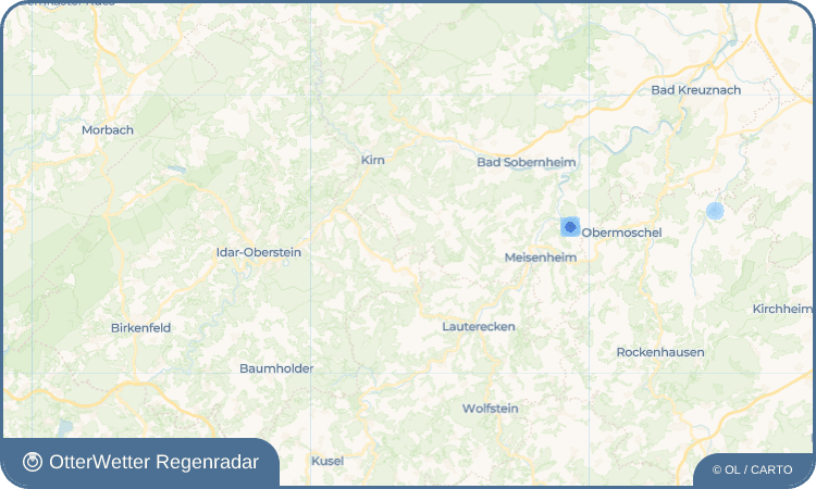 OtterWetter Regenradar-Widget Otzweiler