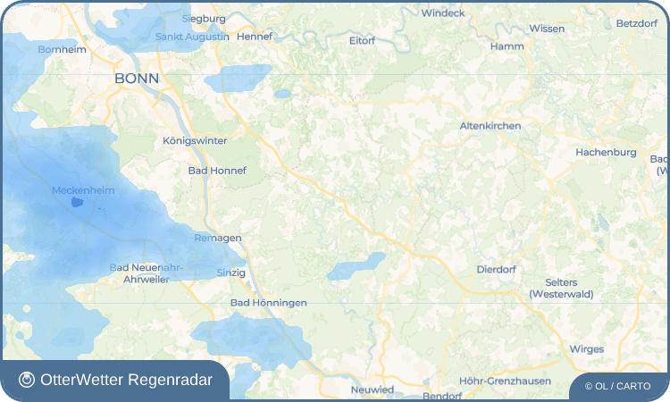 OtterWetter Regenradar-Widget Paffhausen