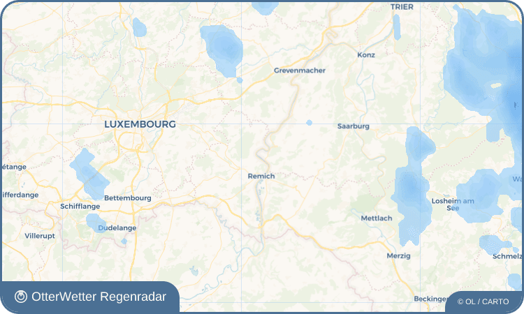OtterWetter Regenradar-Widget Palzem