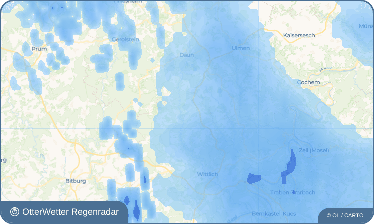 OtterWetter Regenradar-Widget Pantenburg