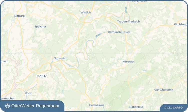 Wetter-Widget-Vorschau mit Vorhersagedaten für Papiermühle