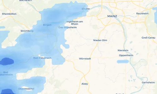 Regenradar-Vorschau: aktuelle Niederschläge in Partenheim und Umgebung