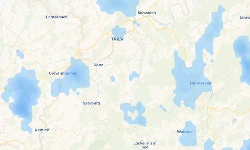 Regenradar Vorschaubild - Aktuelle Niederschläge in Pellingen und Umgebung