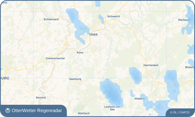 Wetter-Widget-Vorschau mit Vorhersagedaten für Pellingen