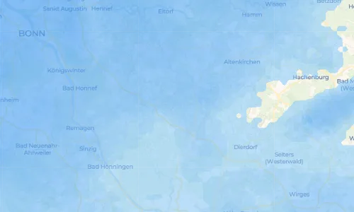 Regenradar Vorschaubild - Aktuelle Niederschläge in Peterslahr und Umgebung