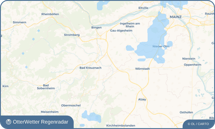 OtterWetter Regenradar-Widget Pfaffen-Schwabenheim