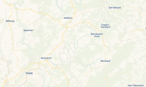 Regenradar Vorschaubild - Aktuelle Niederschläge in Piesport und Umgebung