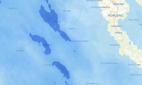 Regenradar Vorschaubild - Aktuelle Niederschläge in Pillig und Umgebung