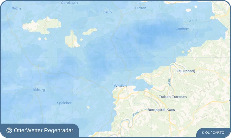 Widget-Vorschau für Plein Wetter-Widget-Vorschau mit Vorhersagedaten für Plein