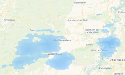 Regenradar Vorschaubild - Aktuelle Niederschläge in Pleisweiler und Umgebung