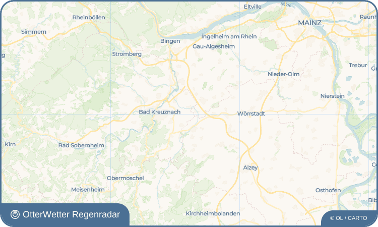 OtterWetter Regenradar-Widget Pleitersheim