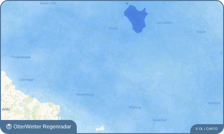 OtterWetter Regenradar-Widget Plütscheid