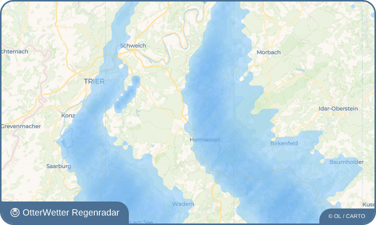 OtterWetter Regenradar-Widget Pölert