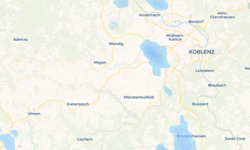 Regenradar Vorschaubild - Aktuelle Niederschläge in Polch und Umgebung
