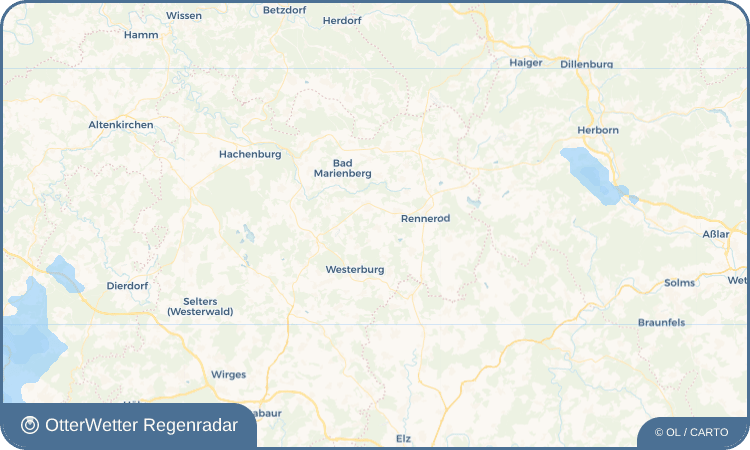 Widget-Vorschau für Pottum Wetter-Widget-Vorschau mit Vorhersagedaten für Pottum