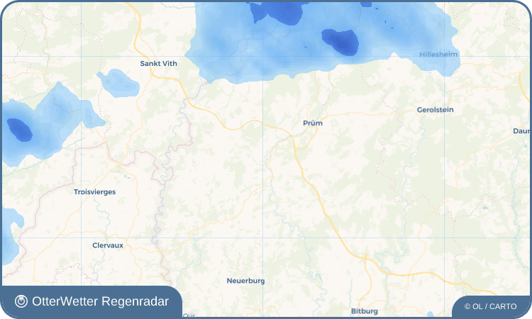 Widget-Vorschau für Pronsfeld Wetter-Widget-Vorschau mit Vorhersagedaten für Pronsfeld