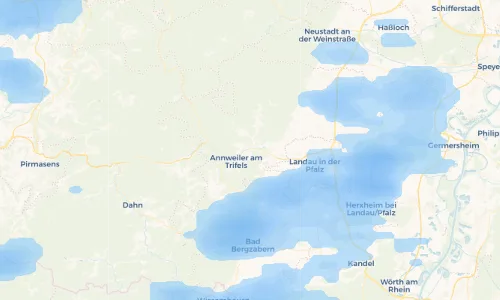 Regenradar Vorschaubild - Aktuelle Niederschläge in Queichhambach und Umgebung