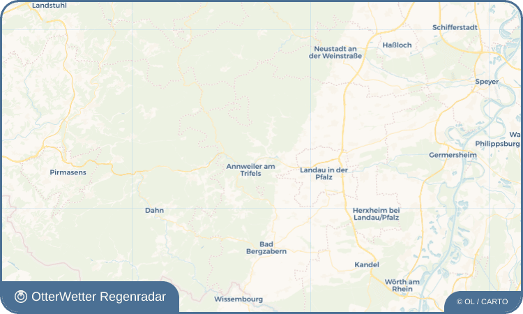 OtterWetter Regenradar-Widget Queichhambach
