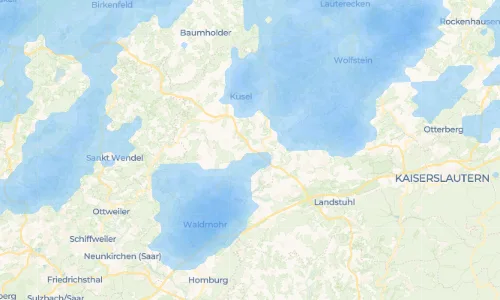 Regenradar Vorschaubild - Aktuelle Niederschläge in Quirnbach/Pfalz und Umgebung