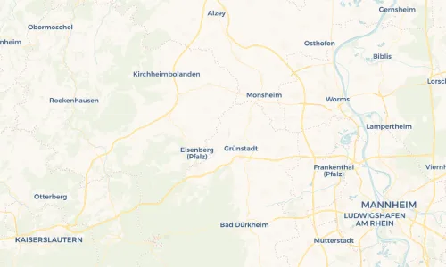 Regenradar Vorschaubild - Aktuelle Niederschläge in Quirnheim und Umgebung