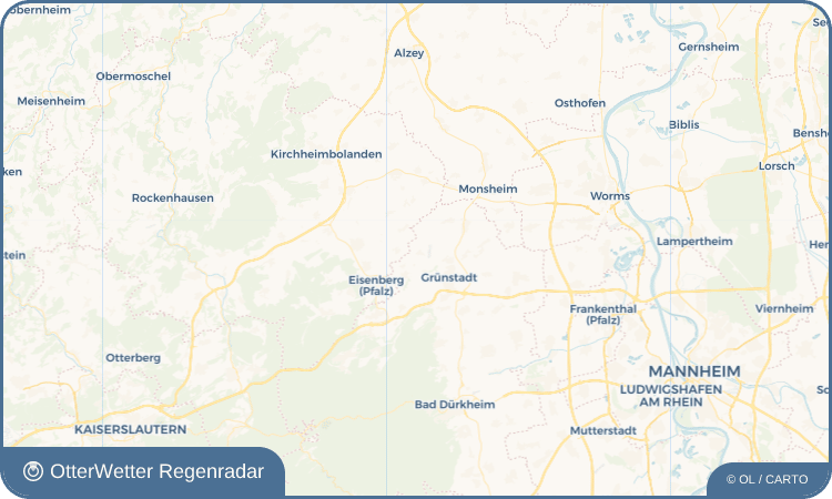 OtterWetter Regenradar-Widget Quirnheim