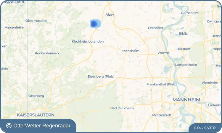 Widget-Vorschau für Quirnheim Wetter-Widget-Vorschau mit Vorhersagedaten für Quirnheim