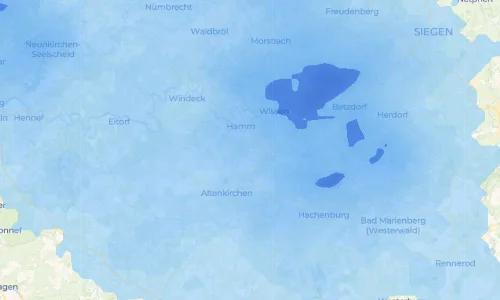 Regenradar Vorschaubild - Aktuelle Niederschläge in Racksen und Umgebung