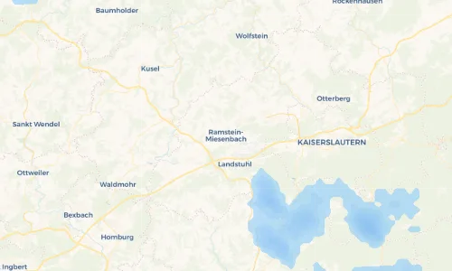 Regenradar Vorschaubild - Aktuelle Niederschläge in Ramstein-Miesenbach und Umgebung