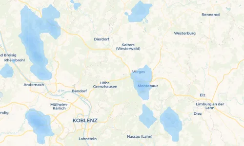 Regenradar Vorschaubild - Aktuelle Niederschläge in Ransbach-Baumbach und Umgebung