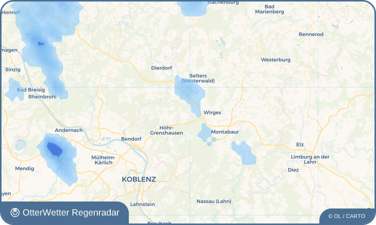 OtterWetter Regenradar-Widget Ransbach-Baumbach