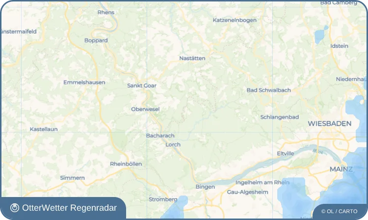 Wetter-Widget-Vorschau mit Vorhersagedaten für Ransel