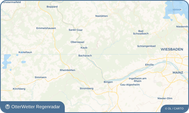 OtterWetter Regenradar-Widget Ranselberg