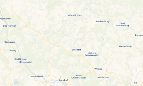 Regenradar-Vorschau: aktuelle Niederschläge in Raubach und Umgebung