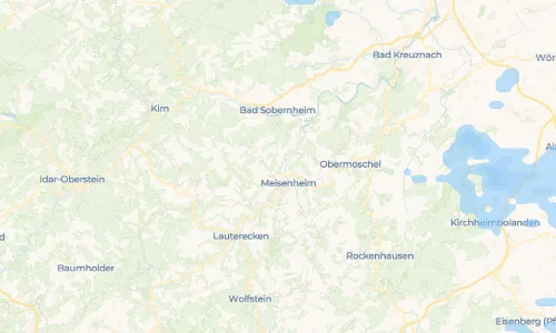 Regenradar Vorschaubild - Aktuelle Niederschläge in Raumbach und Umgebung