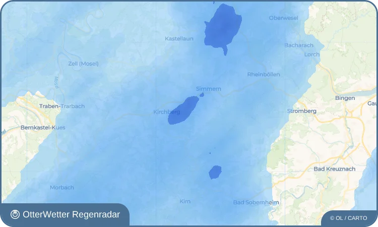 Wetter-Widget-Vorschau mit Vorhersagedaten für Ravengiersburg