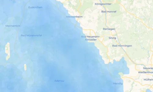 Regenradar Vorschaubild - Aktuelle Niederschläge in Rech und Umgebung