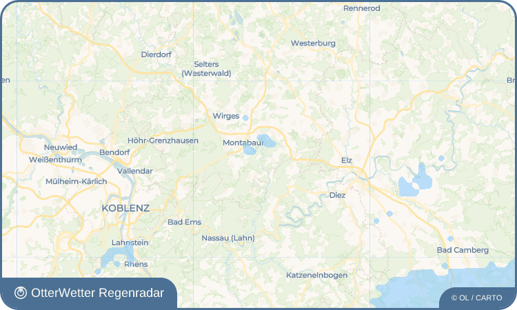 OtterWetter Regenradar-Widget Reckenthal