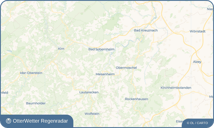 OtterWetter Regenradar-Widget Rehborn