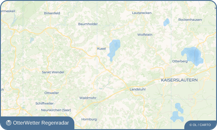 OtterWetter Regenradar-Widget Rehweiler
