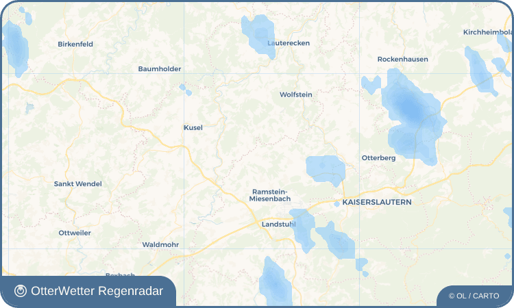 OtterWetter Regenradar-Widget Reichenbach-Steegen